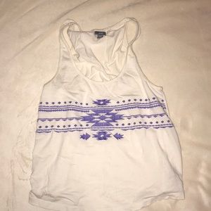 Aerie embroidered tank top